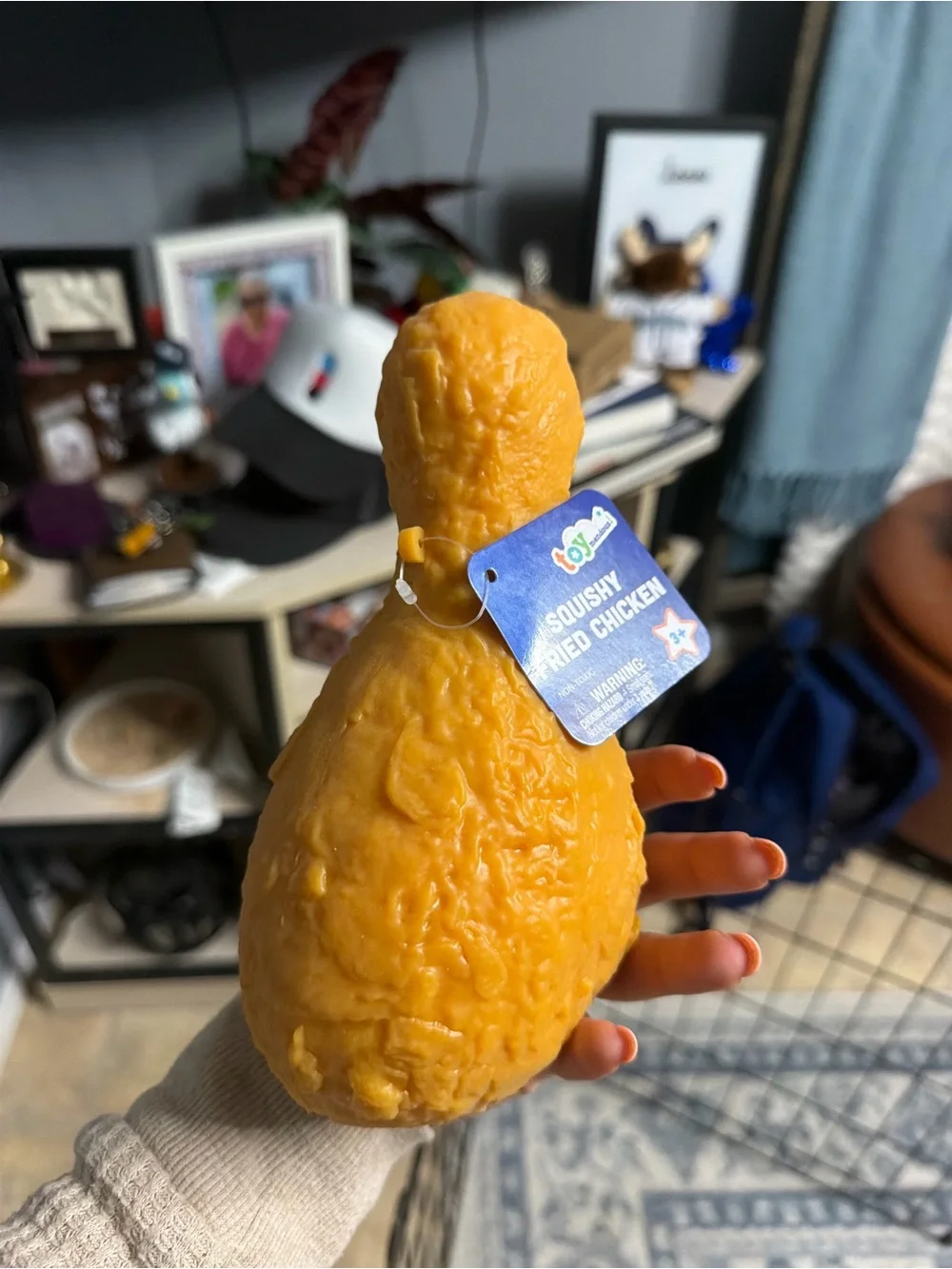 Jumbo Fried Chicken Squishy Toy